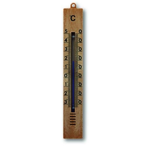 Termometru pentru exterior 18cm plastic, maro