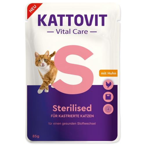 Capsulă KATTOVIT Vital Care Sterilizat 85 g