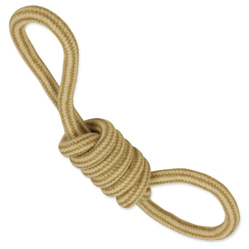 Tug of war DOG FANTASY Jute 2 ochiuri de plasă 34 cm