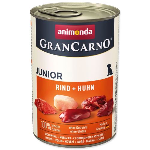 Conservă Gran Carno Junior carne de vită + pui 400 g