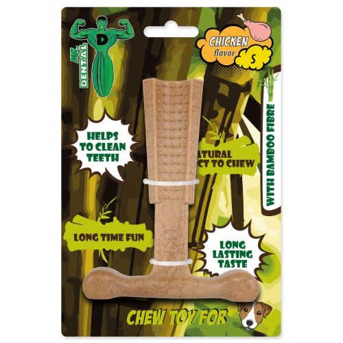 Jucărie Mr.DENTAL bambus de mestecat bambone ciocan de pui S 1 bucată