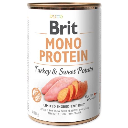 BRIT Mono Protein Turcia și cartofi dulci 400 g