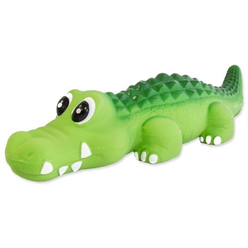Jucărie DOG FANTASY Crocodil din latex cu sunet 21 cm 1 buc
