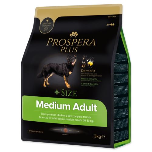 Prospera Plus Medium Adult Pui cu orez 3kg