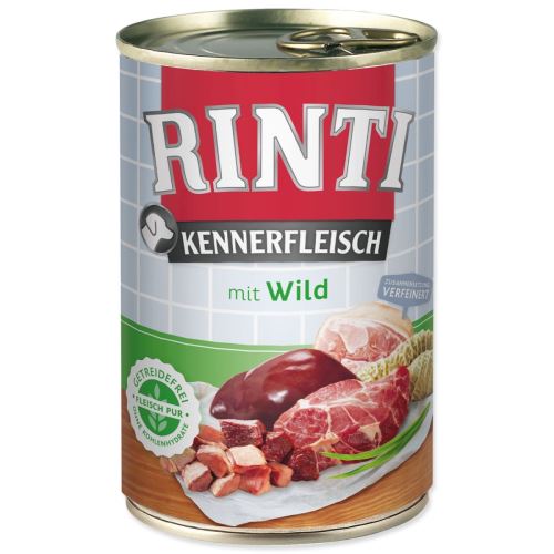 Conservă de carne de vânat RINTI Kennerfleisch 400 g