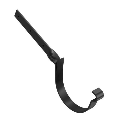 BRYZA Cârlig de jgheab galvanizat răsucit Ø 125 mm, negru RAL 9005