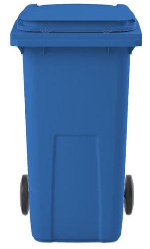 Coș de plastic 240l albastru
