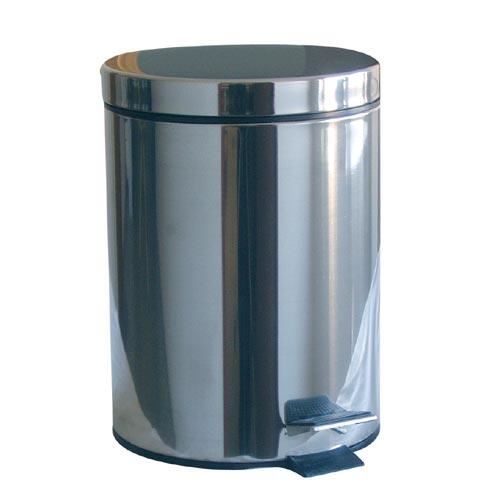 Coș de gunoi din oțel inoxidabil cu căptușeală din plastic, 3l