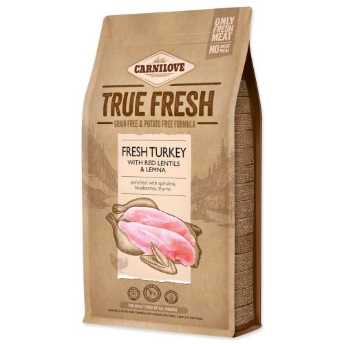 CARNILOVE True Fresh TURKEY pentru câini adulți 1,4 kg