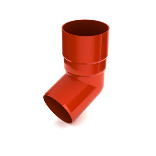 BRYZA Cot de 67° din plastic Ø 63 mm, roșu cărămidă RAL 8004
