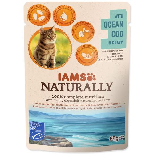 IAMS Naturally cod în sos 85 g