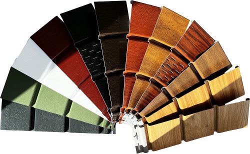 Paleta de culori LARGE pentru acoperișuri din PVC BRYZA