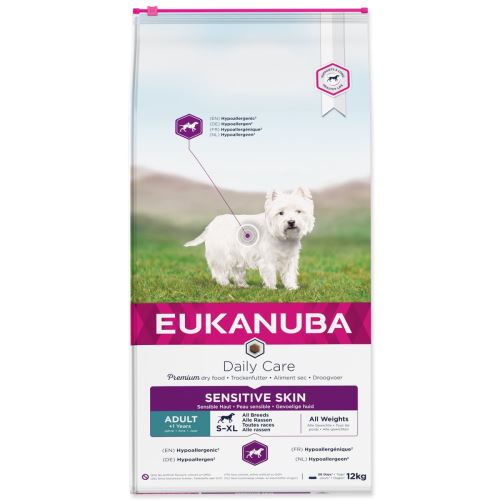 EUKANUBA Daily Care Piele sensibilă 12 kg