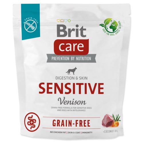 Brit Care Dog fără cereale Sensitive Venison 1kg