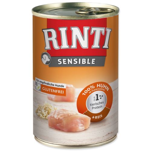 Conservă RINTI Sensible pui + orez 400 g