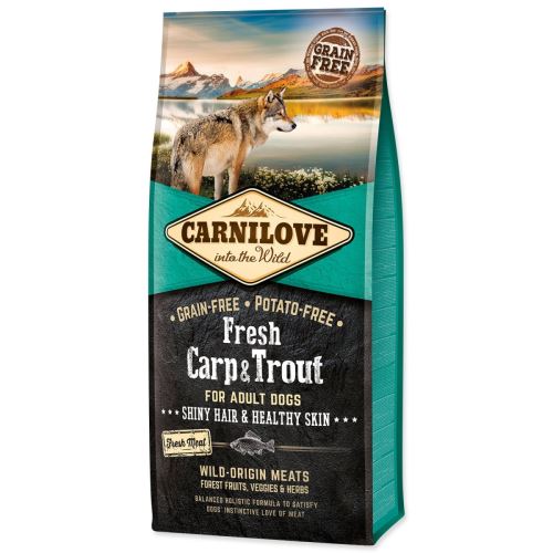 Hrană Carnilove Dog Fresh Carp & Trout 12kg