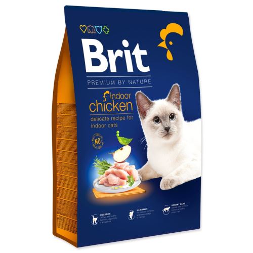 BRIT Premium by Nature Cat Indoor Pui 8 kg