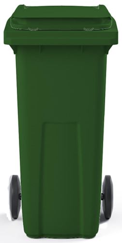Coș de plastic120l verde