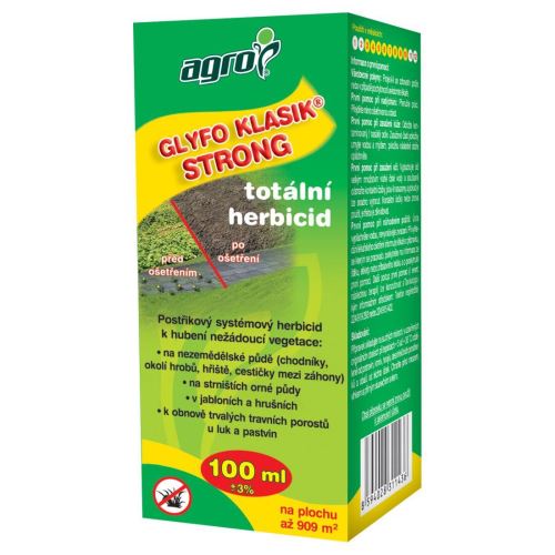 AGRO GLYFO Classic Strong erbicid total 100ml