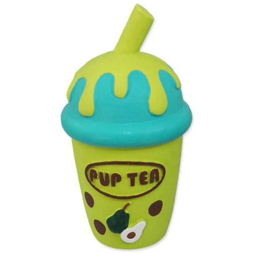 Jucărie DOG FANTASY DOG FANTASY Ceașcă de ceai din latex cu sunet verde 15 cm