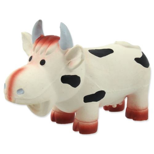 Jucărie DOG FANTASY Vacă din latex cu sunet 18 cm 1 buc