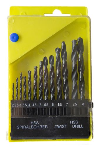 Set de burghie pentru metal HSS 2,0- 8,0mm 13-piese