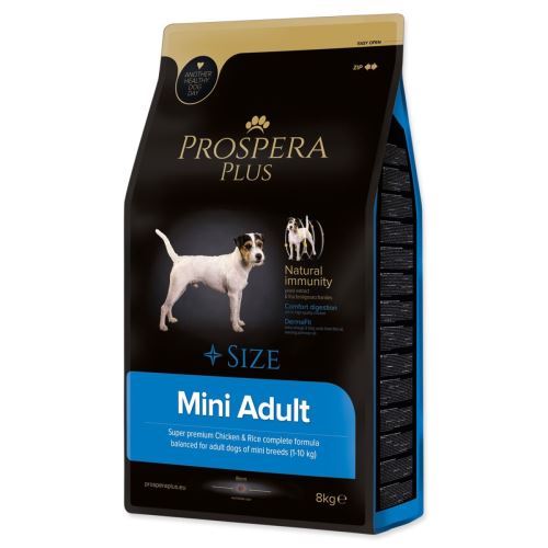 Prospera Plus Mini Adult Pui cu orez pentru adulți 8 kg