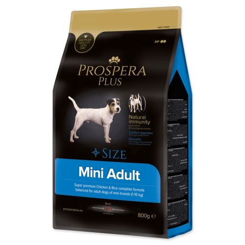 Prospera Plus Mini Adult Pui cu orez 0,8kg