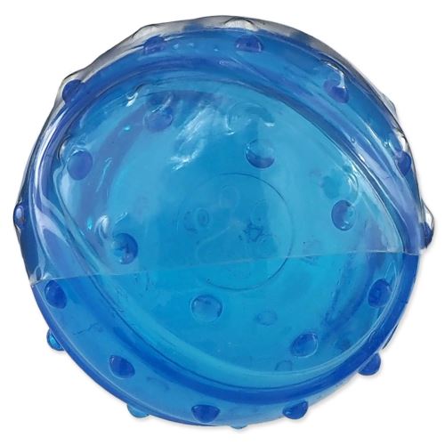Jucărie DOG FANTASY STRONG minge cu miros de bacon albastru 8 cm
