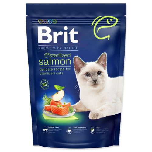 BRIT Premium by Nature Cat Somon Sterilizat 800 g