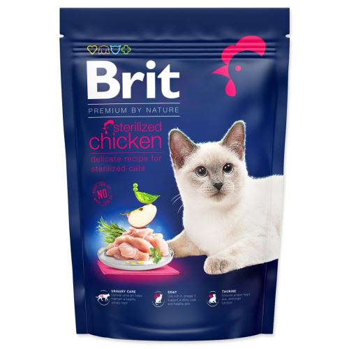 BRIT Premium by Nature Cat Pui Sterilizat 800 g