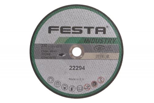 Disc de tăiere 230x3x22.2 FESTA INDUSTR / pachet 1 buc.