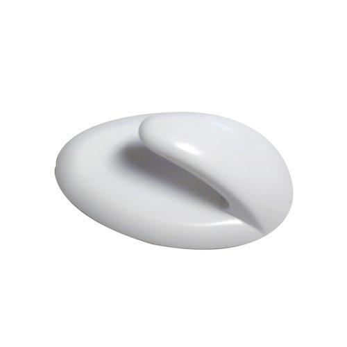 Cârlig de plastic alb QUICK FIX autoadeziv oval mic (6 buc.) 1460
