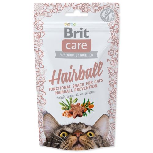 Brit Care Cat Snack pentru pisici Hairball 50g