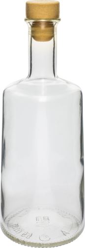 Sticlă de sticlă ROSA de 500 ml cu dop
