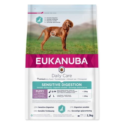 EUKANUBA Daily Care Puppy Sensitive Digestia 2,3 kg