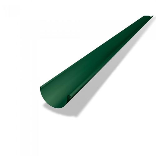 Jgheab PREFA, aluminiu Ø 125 mm, lungime 3M, verde mușchi RAL 6005