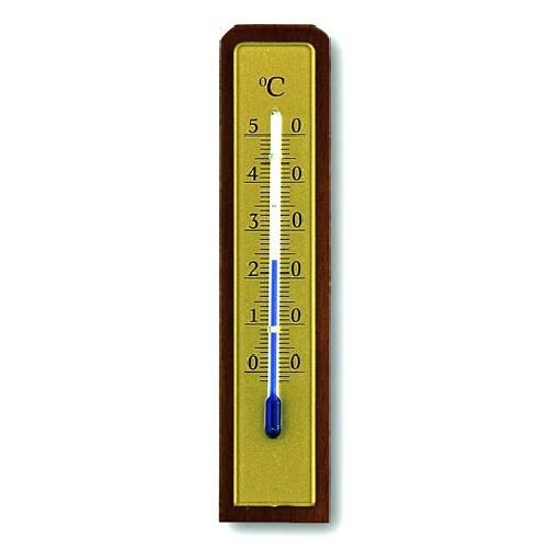 Termometru de cameră din lemn, metal 13cm