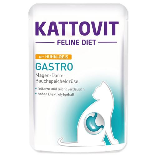 Capsulă KATTOVIT Gastro pui + orez 85 g
