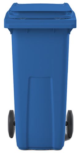 Coș de plastic120l albastru
