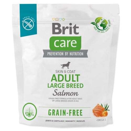 Brit Care Dog Grain-free Adult Large Breed Salmon 1kg