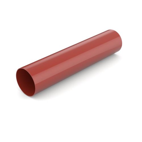 BRYZA Gură de scurgere din plastic fără gât Ø 110 mm, lungime 3M, roșu RAL 3011