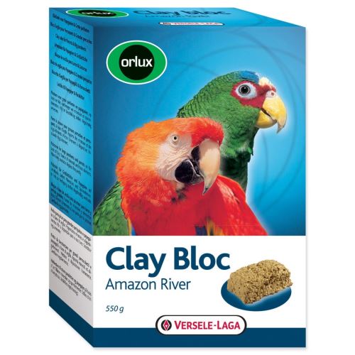 Clay Bloc Clay Bloc Clay Bloc Amazon River pentru papagali mari 550 g