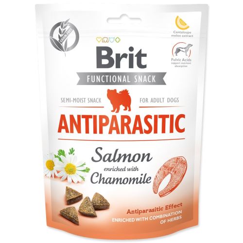 BRIT Care Dog Functional Snack antiparazitar somon 150 g