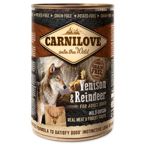 Conservă CARNILOVE Dog Wild Meat Venison & Reindeer 400 g