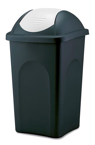 Dumpster MULTIPAT 60l, plastic, capac alb