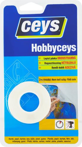 Bandă dublu-adezivă CEYS - HOBBY 15mmx2m