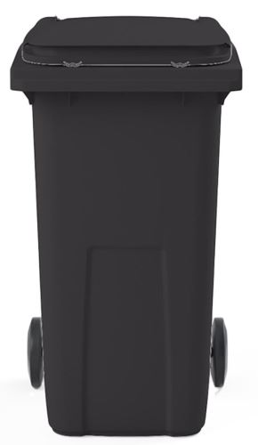 Coș de plastic 240l negru