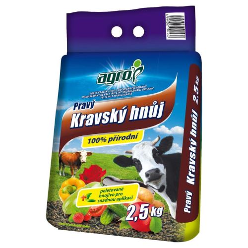 AGRO gunoi de grajd real de vacă 2,5kg