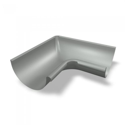 PREFA colț de jgheab interior de 90° din aluminiu Ø 150 mm, gri zinc RAL 7030